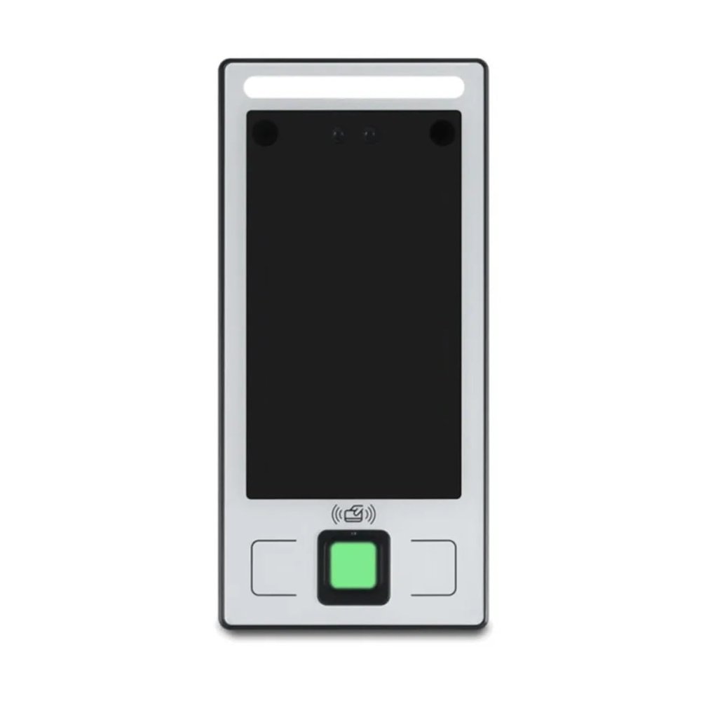 4.3-inch IPS Full-View High-Definition Screen Simple Fingerprint Dynamic Face Access Control Time and Attendance Machine ABS for Small Business