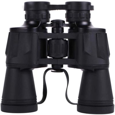 10X50 Metal Binoculars-HD Large Eyepiece Wide Angle High Light Transmittance Binoculars for Camping Birds Watching-Non-S