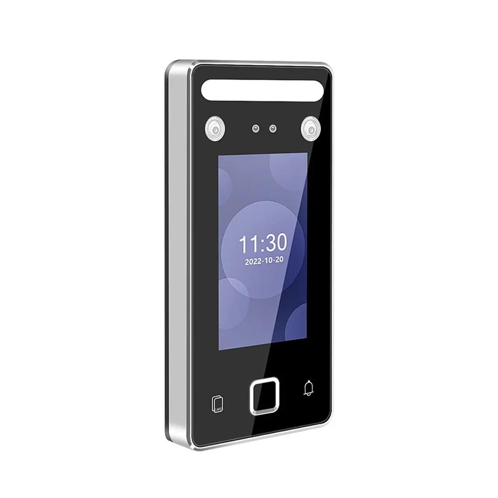 4.3inch Biometric Face Identification Access Control Attendance Machine Live Detection WDR Binocular Camera IP Free Software for Small Business