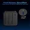 TERRAMASTER F2-425 2-Bay NAS Storage - Intel x86 Quad-Core CPU, 4GB RAM, 2.5GbE LAN, Network Attached Storage Multimedia Server for Home Users (Diskless) view 3