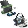 Emergency Weather Radios - AM FM NOAA Radio with Large Solar Panel + LCD AM FM SW NOAA Radio view 1