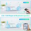 Portable CD Player with Speakers, FELEMAN Bluetooth CD Players for Home, Boombox CD Player for Car, Bluetooth Speaker Supports FM Radio/AUX/USB/Remote Control/Timer/Repeat view 4