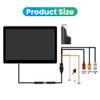 10.1in Taxi Headrest Monitors for Back Seat Car Headrest Player HDMI TV Player Control Panel Universal Fit view 3