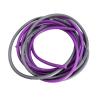 Two Color Wire 16-18-20-22-24-26-28-30 Gauge Silicone Gray/Purple Stranded Tinned Copper Hookup Wire Kit DIY(1M Each Color_30 AWG) view 2