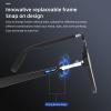 AIRMARS 2 in 1 Smart Glasses for Women and Mens, Black Lenses + Tan Lenses Combo, Bluetooth Glasses with Open Ear Speaker, Voice Assistant Compatible for iPhone Android view 2