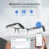 AIRMARS 2 in 1 Smart Glasses for Women and Mens, Black Lenses + Tan Lenses Combo, Bluetooth Glasses with Open Ear Speaker, Voice Assistant Compatible for iPhone Android view 4