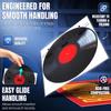 TNP 100 Vinyl Inner Sleeves Album Cover - Thick 3-Ply Vinyl Record Inner Sleeves 12 Inch for LP Storage Collection - Protective, Acid Free, Anti Static Record Sleeve Clear Cover with Rice Paper Inside view 3