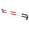 Thomletha Aluminum Tripod Bipod Surveying Thumb Release Red and White Color GPS Alloy Two-Legged Support view 1