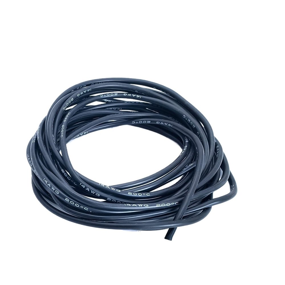 14/16/18/20/22/24/26/28/30 AWG Silicone Electric Wire 10 meter/33ft- Soft, Flexible Tin-Copper Wire High Temperature Resistant(Black,10M_16 AWG)