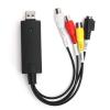 UPALDHOU Portable USB 2.0 Collection Card Black Video Converter for XPVista/7/8/10/, Support PALNTSC Standard, Easily Carry and Use view 2