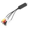 UPALDHOU Portable USB 2.0 Collection Card Black Video Converter for XPVista/7/8/10/, Support PALNTSC Standard, Easily Carry and Use view 3