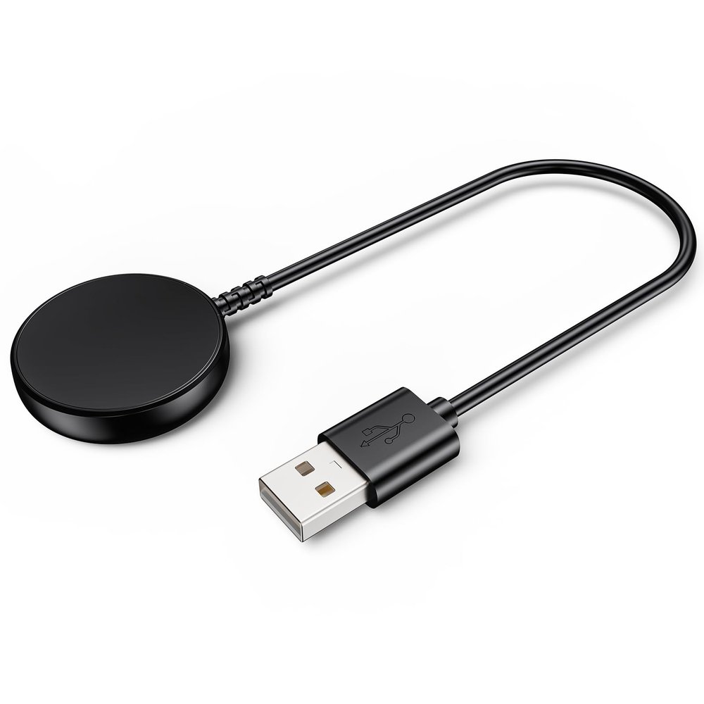 1FT for Samsung Galaxy Watch Charger Compatible with Watch 8/8 Classic/Ultra/7/6/6 Classic/5/5 Pro/4/4 Classic/3/Active/FE USB A Magnetic Fast Charging