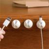 Cord Holder 30pcs Cable Clips Organizer for Phone Charging Cable, Cable Holder for Computer, USB Cable for Cords(White 30pc) view 2