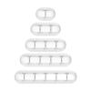 Cord Holder 10pcs Silicone USB Cable Organizer USB Charging Cable Winder Desktop Tidy Management Clips Cable Holde for Cords(2Set White) view 1