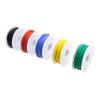 30AWG Wire Flex Silicone 30 Gauge Stranded Tinned Copper Wire, OD: 0.8mm, 5 Colors 32.8ft/10m, Electrical Connection Wire Kit view 2
