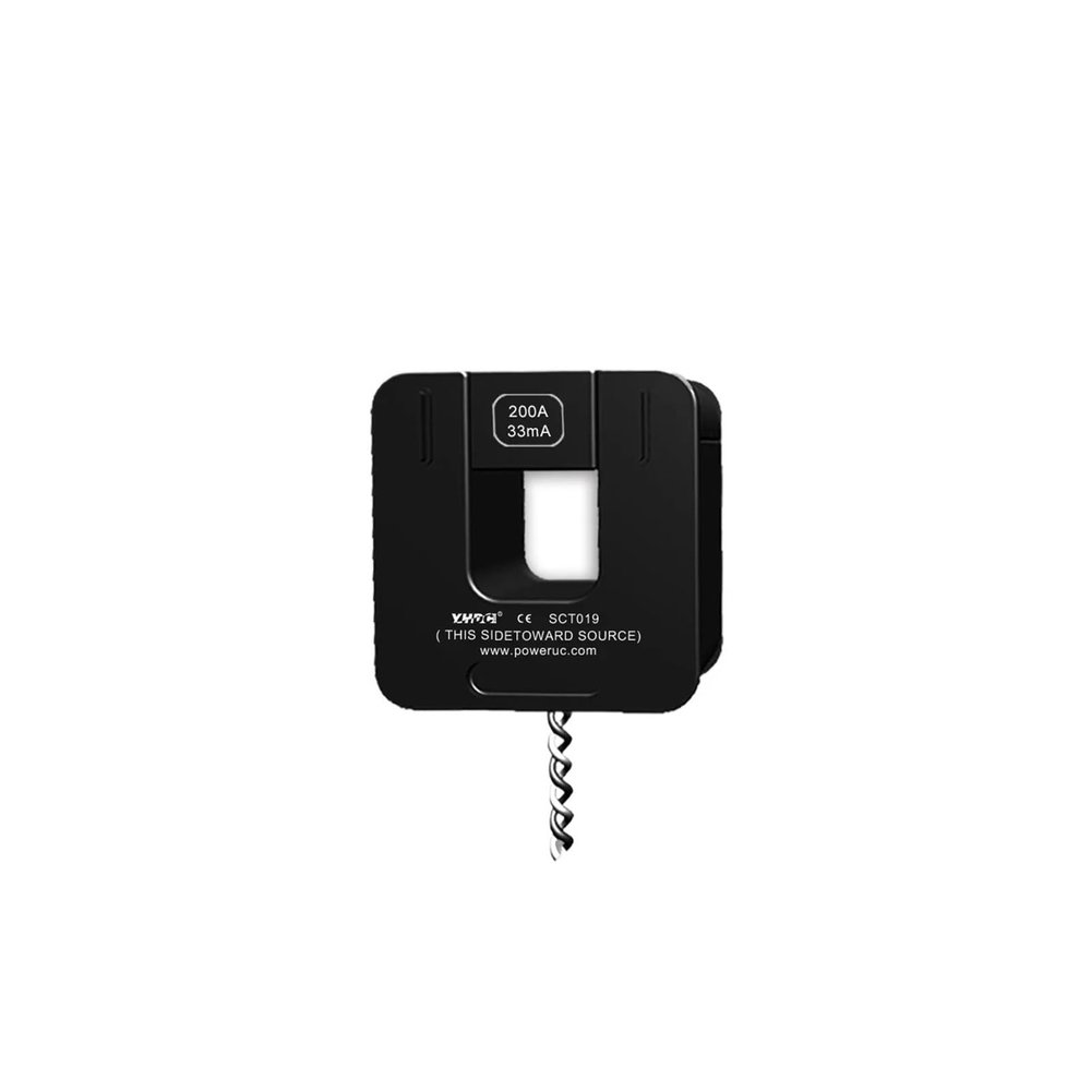 SCT019 Input 100A/200A Output 33mA Accuracy 0.5% Split Core Current Transformer AC Current Sensor, Current Clamp(200A - 33mA)