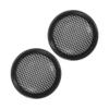 Edinstry 1 Inch Speaker Grill Cover Kit, Mini Mesh Horn Guard for Car Audio DIY with Plastic and Iron Construction, Dustproof Black Grille Protector  2Pack view 1