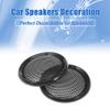 Edinstry 1 Inch Speaker Grill Cover Kit, Mini Mesh Horn Guard for Car Audio DIY with Plastic and Iron Construction, Dustproof Black Grille Protector  2Pack view 3