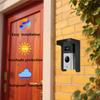 Video Doorbell Camera Mount with Sunshade, Black, Metal, Wall Mount, Weather-Resistant, Universal Compatibility, Rainproof, for Home Security, 6 x 3.5 x 2.5 Inches view 3