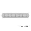 Cord Holder 5pcs Silicone USB Cable Organizer USB Charging Cable Winder Desktop Tidy Management Clips Cable Holder for Cords(7 Clips Grey) view 2