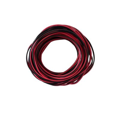 1-100M UL2468 PVC 2-Pin Cable 16/18/20/22/24/26/28/30 AWG Tinned Copper Insulated Extension Cord for Light Bulbs Lighting Automo(50M,22 AWG)