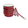 2-pin tinned Copper Wire 16awg-30awg 2468 80C 300V Red and Black Flexible Extension Cord with Spool for LED Strip Lighting(26AWG) view 1