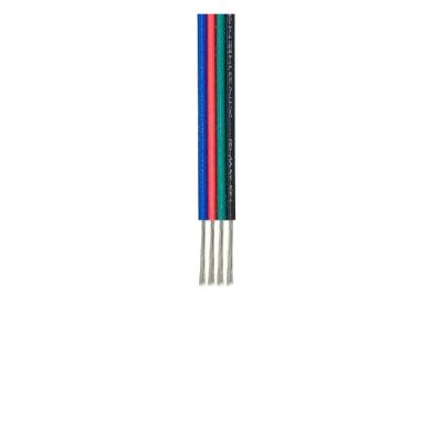 2/3/4/5 Pin PVC Cable 18AWG 20AWG 22AWG Cable 1-50m(3.2ft-163ft) RGB LED Strip Extension Cable for LED Strip 12/24V DC Lighting(4 Pins,10M 32.8FT_22 AWG)