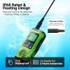 Retevis EZTalk 4S IP68 Waterproof Walkie Talkies, GMRS Long Range Emergency, 2000mAH Rechargeable Two Way Radio, Weather Alerts, Heavy Duty Two Way Radio with Type-C Charge Dock view 2