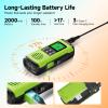 Retevis EZTalk 4S IP68 Waterproof Walkie Talkies, GMRS Long Range Emergency, 2000mAH Rechargeable Two Way Radio, Weather Alerts, Heavy Duty Two Way Radio with Type-C Charge Dock view 4