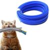 Hegebeck Expandable Braided Cable Sleeving 16.4ft Length - 0.16inch Width, PET Flexible Mesh Protective Sleeves for Tube,Wires,USB Cable,Audio Power Cord,Pets Cats Dogs Chew,Blue 1pc view 1