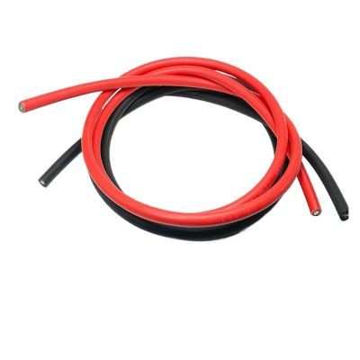 Solar Panel Extension Cable 8/10/12/14/16AWG 6/4/2.5/1.5mm PV Cable for RV Solar Panel Marine Auto Home Outdoor - Red and Black(Red and Black,1M_14 AWG 2.5MM2)