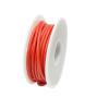 16/17/18/20/22/24/26/28/30 AWG Cable Soft Tinned Copper High Temperature Resistant Silicone Cable with Spool for Electrical/Car(Red,24 AWG-5m 1roll) view 2