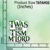 (3Pcs) TWAS The Tism M'Lord Sticker ADHD Autism Support Funny Sarcastic Quote Decal Waterproof Neurodivergent Humor & Durable for Laptop Phone Water Bottle Journal Coworkers Humorous Gifts 3" view 2