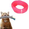 Hegebeck Expandable Braided Cable Sleeving 3.3ft Length - 0.16inch Width, PET Flexible Mesh Protective Sleeves for Tube,Wires,USB Cable,Audio Power Cord,Pets Cats Dogs Chew,Fluorescent Pink 1pc view 1