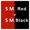 10Meters/Lot Red Black Heat-Resistant Soft Electrical Silicone Wire Cable 8 10 12 14 16 18 20 22 24 26 28 30 AWG(5MRed 5MBlack,20AWG) view 2