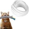 Hegebeck Expandable Braided Cable Sleeving 9.9ft Length - 0.32inch Width, PET Flexible Mesh Protective Sleeves for Tube,Wires,USB Cable,Audio Power Cord,Pets Cats Dogs Chew,White 1pc view 1