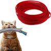 Hegebeck Expandable Braided Cable Sleeving 32.8ft Length - 0.4inch Width, PET Flexible Mesh Protective Sleeves for Tube,Wires,USB Cable,Audio Power Cord,Pets Cats Dogs Chew,Red 1pc view 1