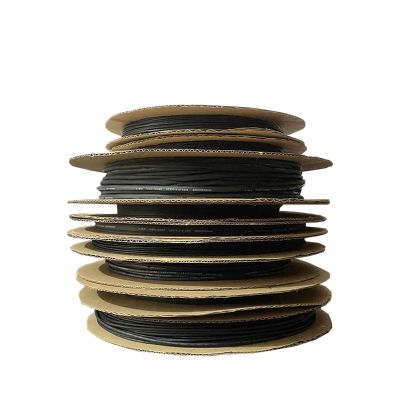 200 Meters 2:1 Polyolefin Heat Shrink Tube Shrinkable Tubing Insulating Cable Sleeve Black Diameter 1/1.5/2/2.5/3/4mm(2mm)