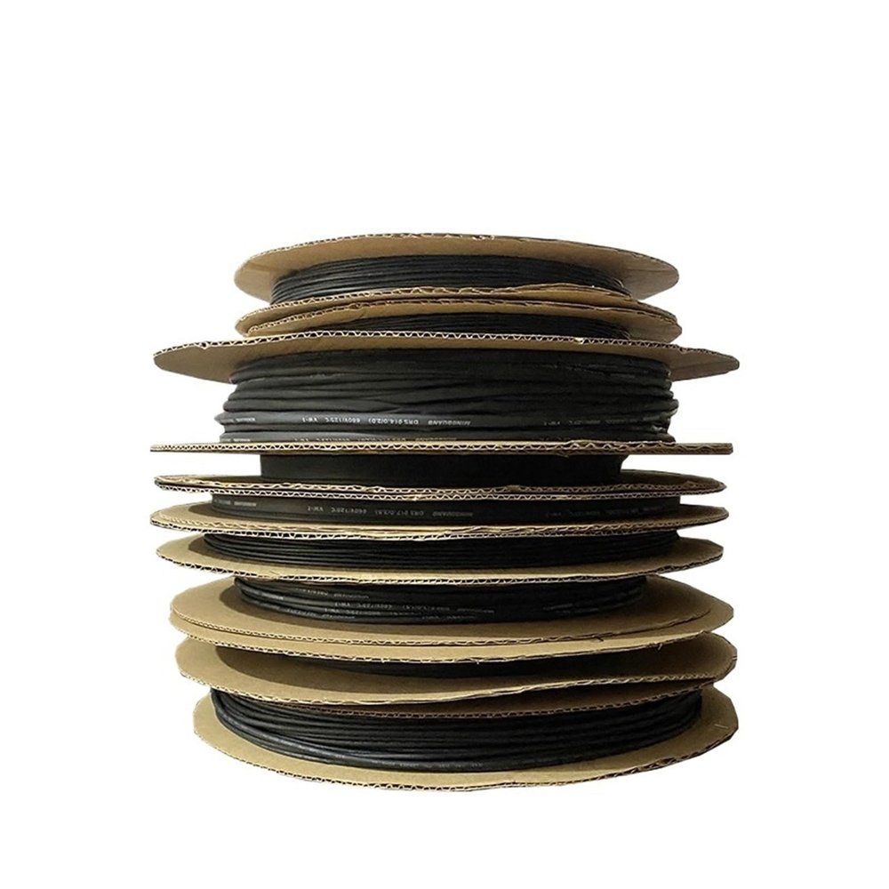 200 Meters 2:1 Polyolefin Heat Shrink Tube Shrinkable Tubing Insulating Cable Sleeve Black Diameter 1/1.5/2/2.5/3/4mm(2mm)