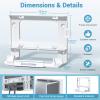 Star-Link Gen 3 Router Mount, All-in-One Star Link Standard V3 Router Wall Mounting for Starlink V3 Mesh Router & Gen3 Power Supply, Space-Saving Bracket Mount Kit- LM-3C view 4