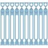 10PCs Silicone Cable Straps Cord Organizer for Bundling Earphone, Phone Charger, Computer Cords, Reusable Cable Ties Wire Organizer in Home,Office,Kitchen,School view 1