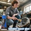 Black Glue, Speaker Repair Glue, Black Adhesive Sealant, Quick-Curing Bond for Cones & Dust Caps, Repairs Audio Clarity, Electronics Speaker Maintenance Necessary view 3