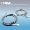 ASTROSYNC Equalizer Cables Fit for Rotary Lift Models SPOA9-100 SPOA9-200 SPOA9-300 SPOA9-400, 30' 2-3/4" Length 1/4 Diameter Set of 2 Galvanized Steel Cables Replace BH-7500-41 N33 view 3