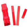 50PCS Reusable Fastening Cable Ties Straps Wire Organizer Cord Keeper Holder Nylon Hook and Loop Tape Wire Wrap Management 18cm(Red) view 1