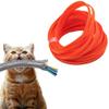 Hegebeck Expandable Braided Cable Sleeving 16.4ft Length - 0.4inch Width, PET Flexible Mesh Protective Sleeves for Tube,Wires,USB Cable,Audio Power Cord,Pets Cats Dogs Chew,Orange 1pc view 1