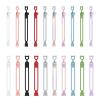 10PCs Silicone Cable Straps Cord Organizer for Bundling Earphone, Phone Charger, Computer Cords, Reusable Cable Ties Wire Organizer in Home,Office,Kitchen,School view 1