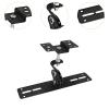 AsrMyjcx Wall Mount Speaker Mount Bracket Easy Installation Practical Heavy Duty KTV Audio Shelf Speaker Holder for Hotel Home Theater, 34x6.5x20.3cm view 2