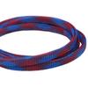 Hegebeck Expandable Braided Cable Sleeving 9.9ft Length - 0.12inch Width, PET Flexible Mesh Protective Sleeves for Tube,Wires,USB Cable,Audio Power Cord,Pets Cats Dogs Chew,Blue-red 1pc view 2