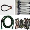Hegebeck Expandable Braided Cable Sleeving 9.9ft Length - 0.12inch Width, PET Flexible Mesh Protective Sleeves for Tube,Wires,USB Cable,Audio Power Cord,Pets Cats Dogs Chew,Blue-red 1pc view 4