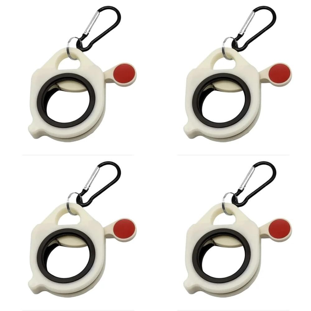 1-10PCS Cable Tie Organizer Portable Cable Holder Storage Tool.(4PCS)
